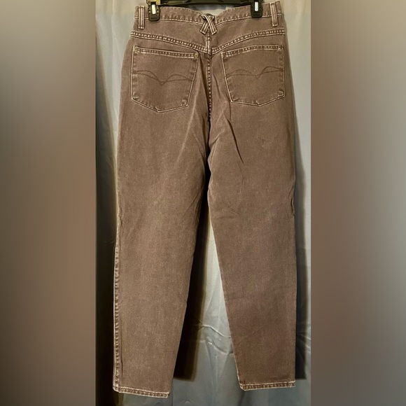 4/$20 Forever wearall Vintage Cotton High rise brown mom style jeans Sz:13 - Picture 2 of 2
